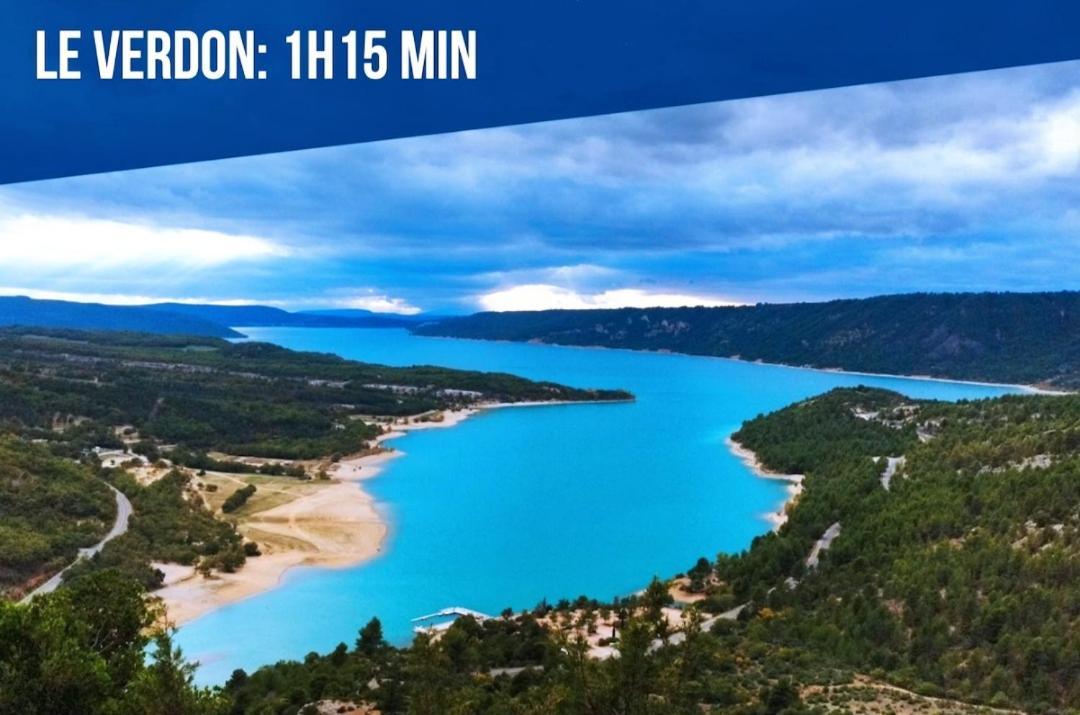 La Rose Des Vents & Spa - Gite Provence Néoules Exteriör bild